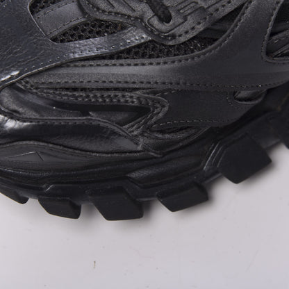 Balenciaga Rubber Mesh Pearlescent Mens Track.2 Open Sneakers 44 Black 10 of 10