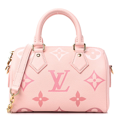 Louis Vuitton Empreinte Monogram Giant Speedy Bandouliere 20 Degrade Rose Pink 1 of 8