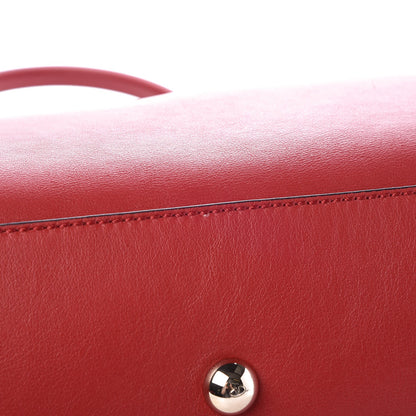Valentino Garavani Vitello Rockstud Dome Shopper Rosso Valentino 7 of 15