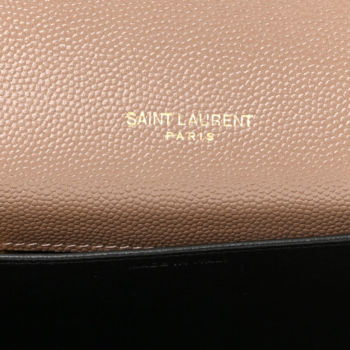 Grain De Poudre Monogram Uptown Chain Wallet Taupe