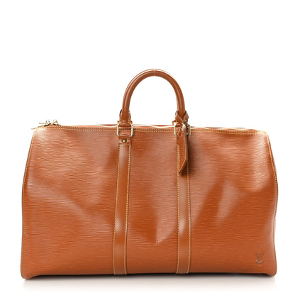 Louis Vuitton Epi Keepall 45 Cipango 1 of 10