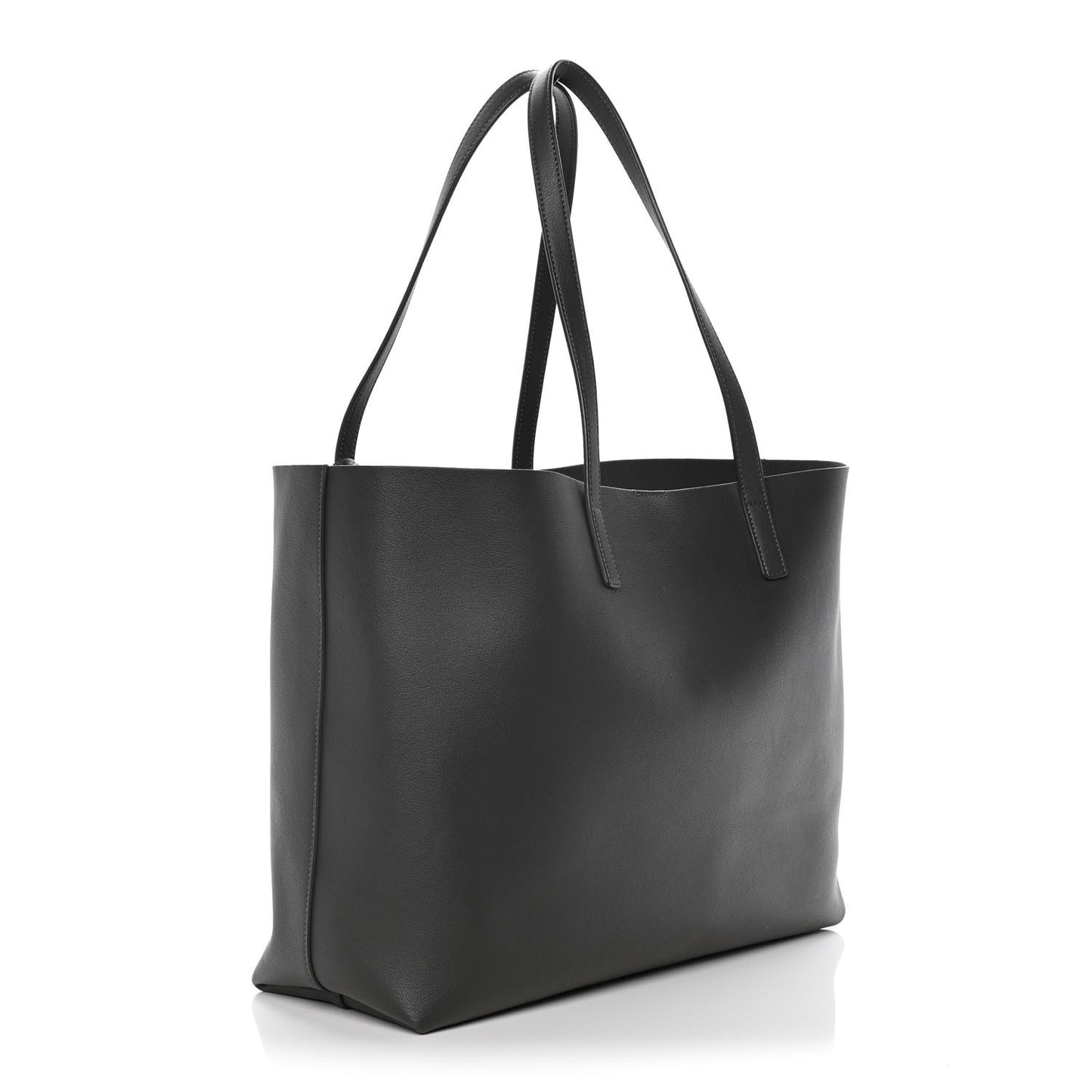 Calfskin Large Shopping Tote Storm