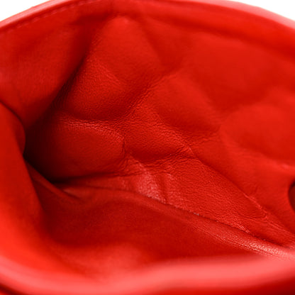 Chanel Lambskin Quilted Medium Double Flap Red 17 of 23