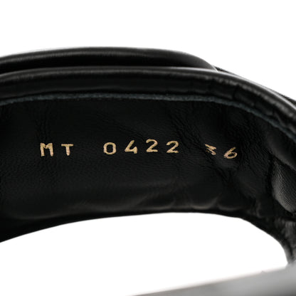 Christian Dior Calfskin Cannage Dio(r)evolution Slide Sandals 36 Black 7 of 10