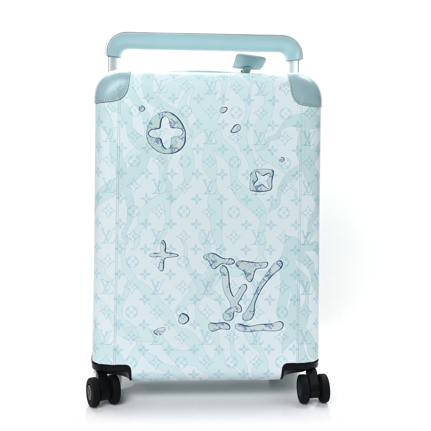 Louis Vuitton Monogram Waterdrops Horizon 55 Crystal Blue 1 of 8