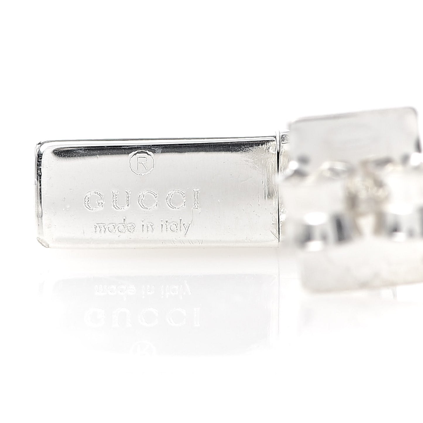 Sterling Silver Rectangle Stud Earrings