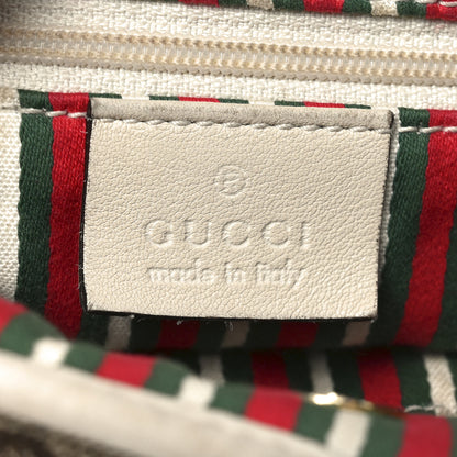 Gucci Monogram Medium New Britt Hobo Off White 6 of 10