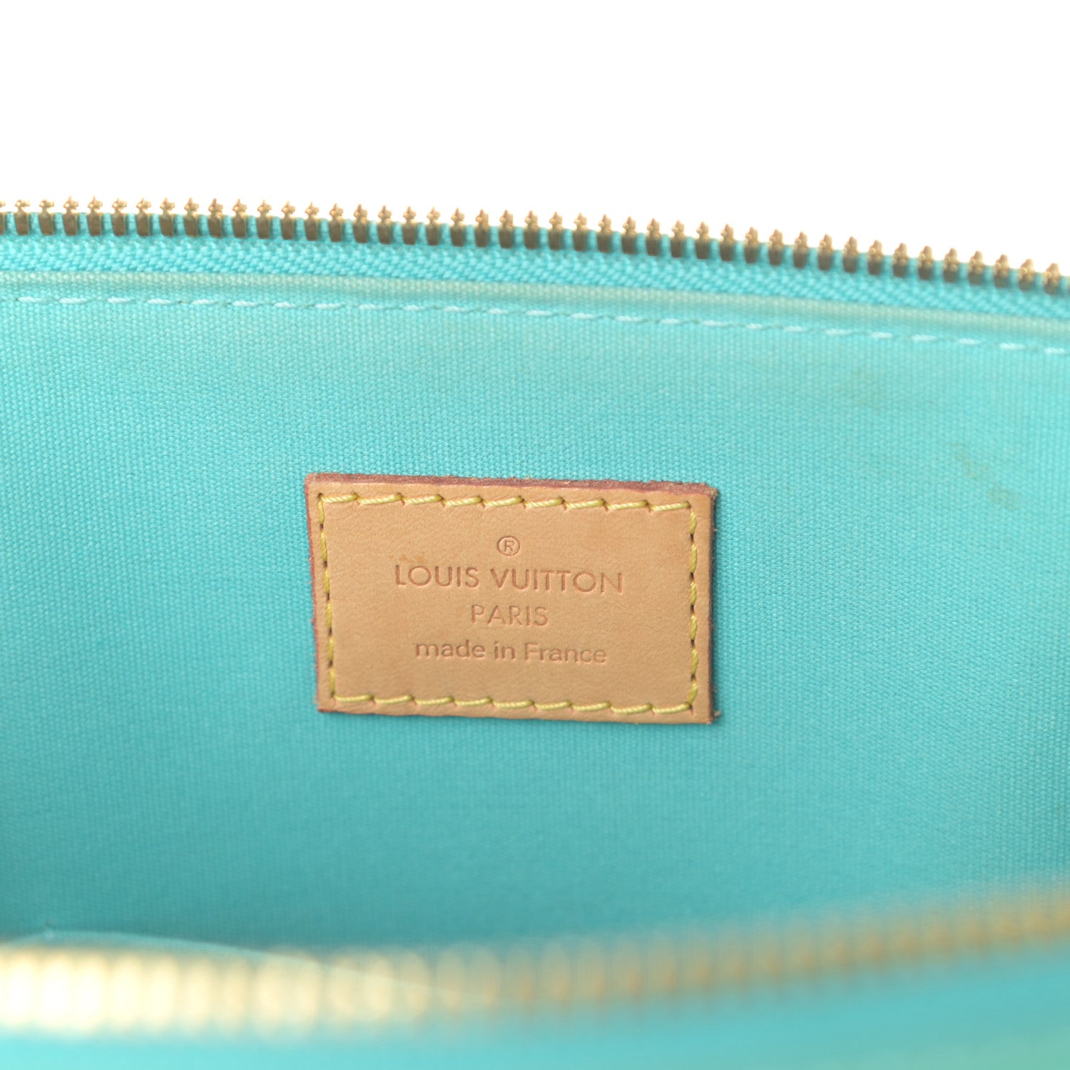 Louis Vuitton Vernis Alma PM Blue Lagon 6 of 8