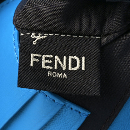 Fendi Nappa FF 1974 Embossed Mini Baguette Blue Royal 8 of 12