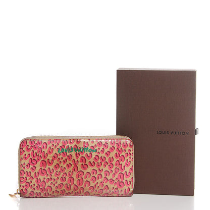 Louis Vuitton Vernis Leopard Zippy Wallet Blanc Corail 8 of 8