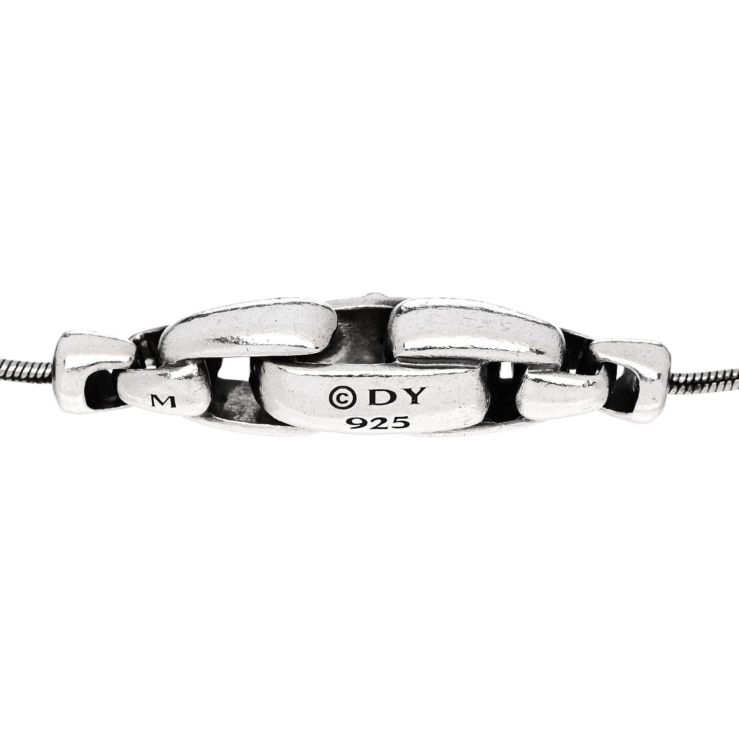 David Yurman Sterling Silver Turquoise 4mm Spiritual Beads Bracelet 3 of 4