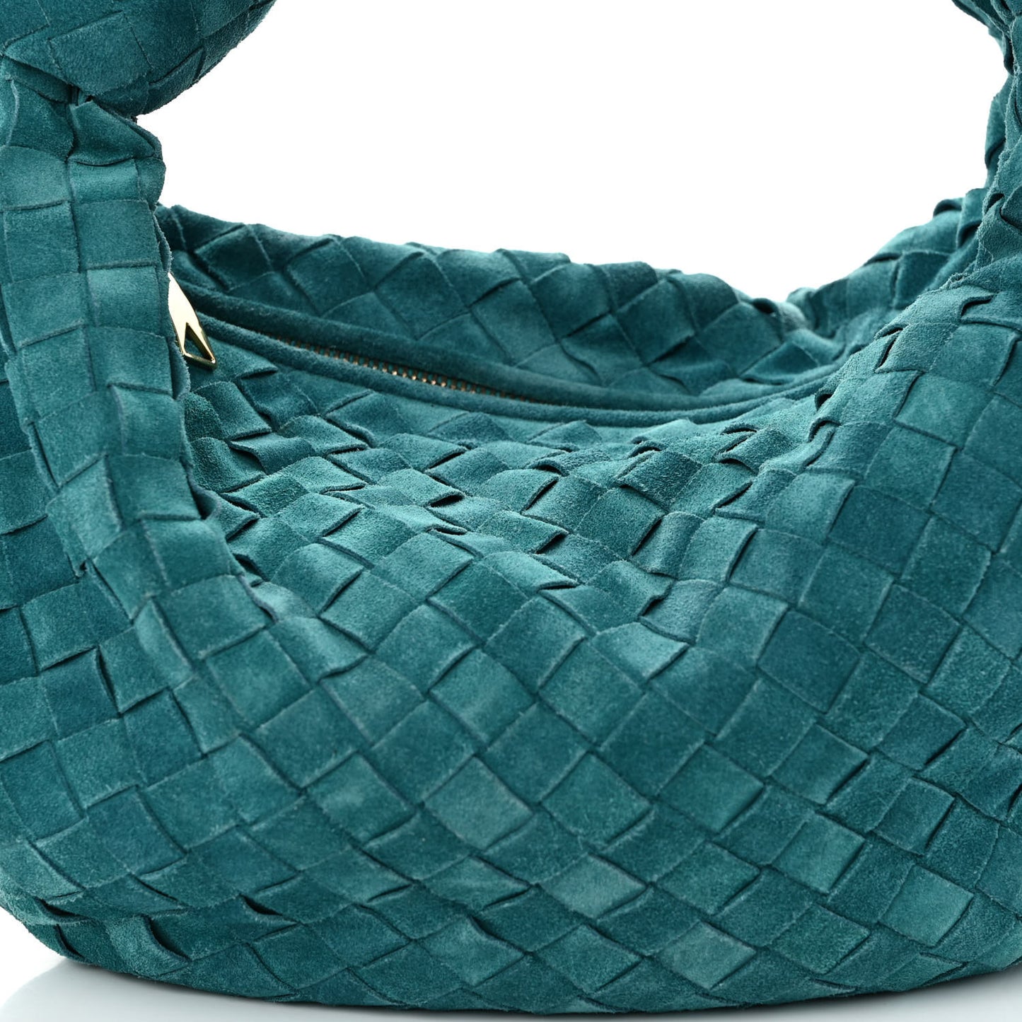 Suede Calfskin Intrecciato Teen Jodie Hobo Scuba