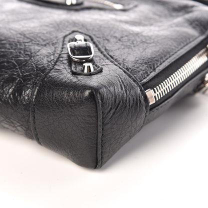 Balenciaga Agneau Classic Hardware XS Reporter Crossbody Black 8 of 8