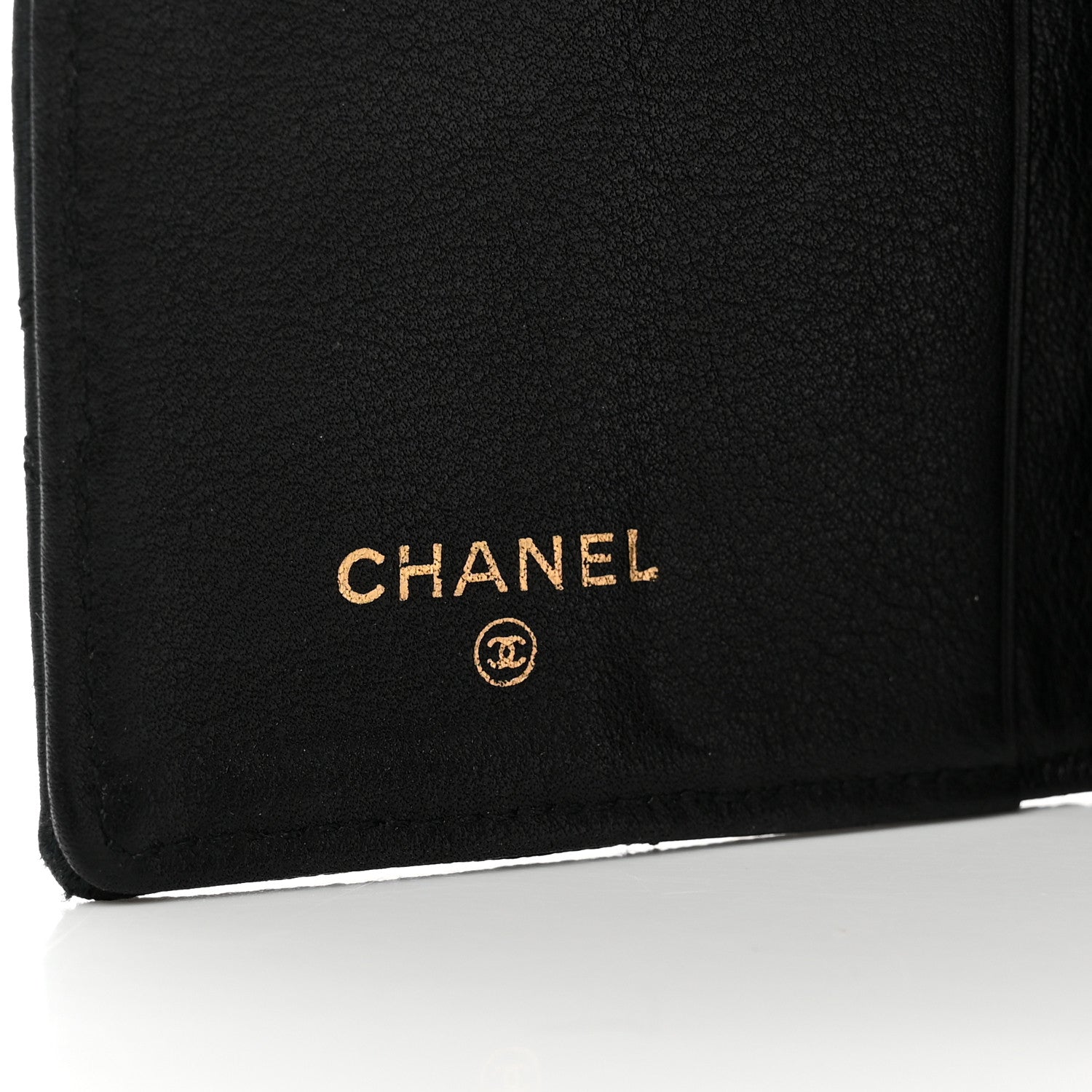 Chanel Satin Stitched Flap Card Holder Black 6 of 8