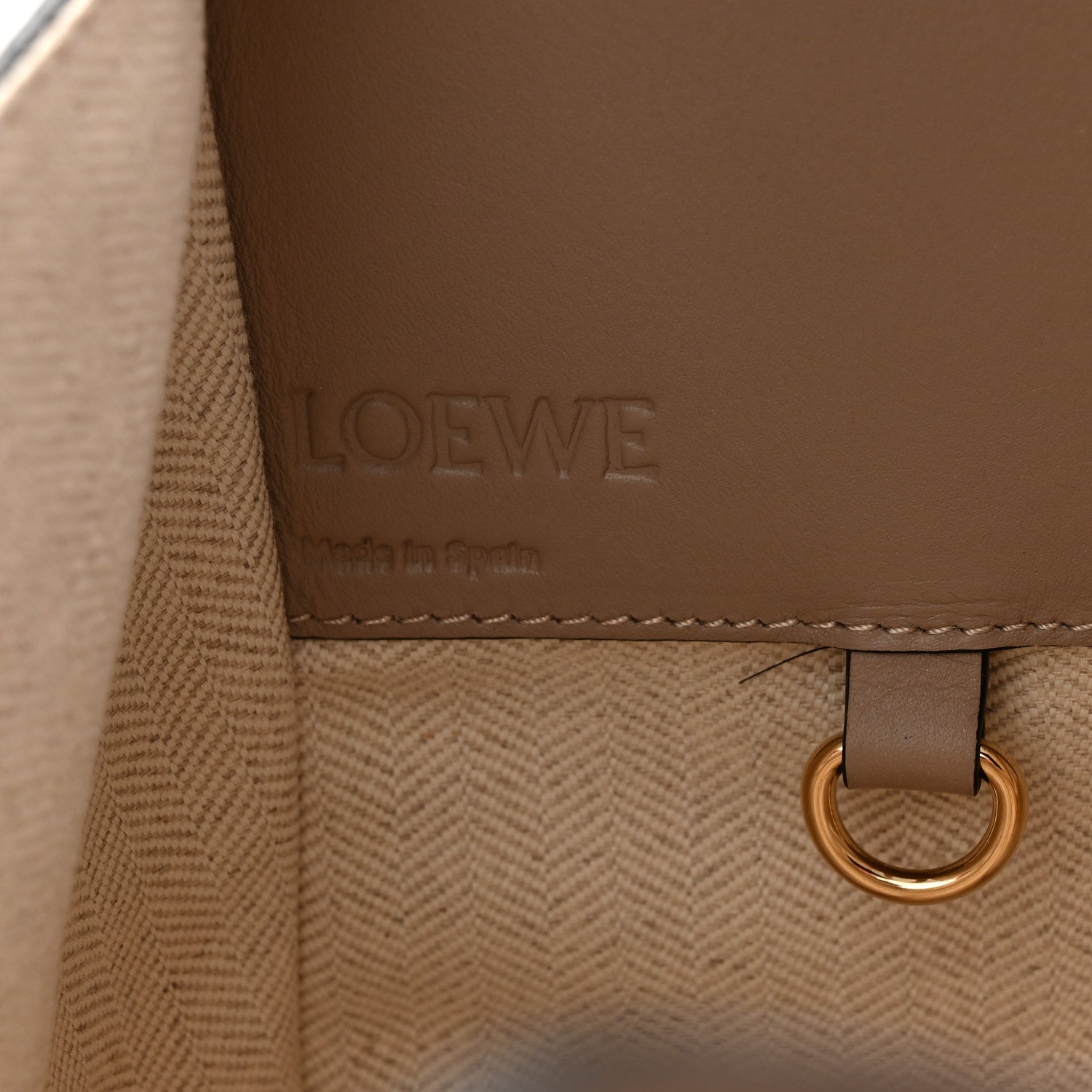 Loewe Calfskin Small Hammock Shoulder Bag Sand 6 of 11