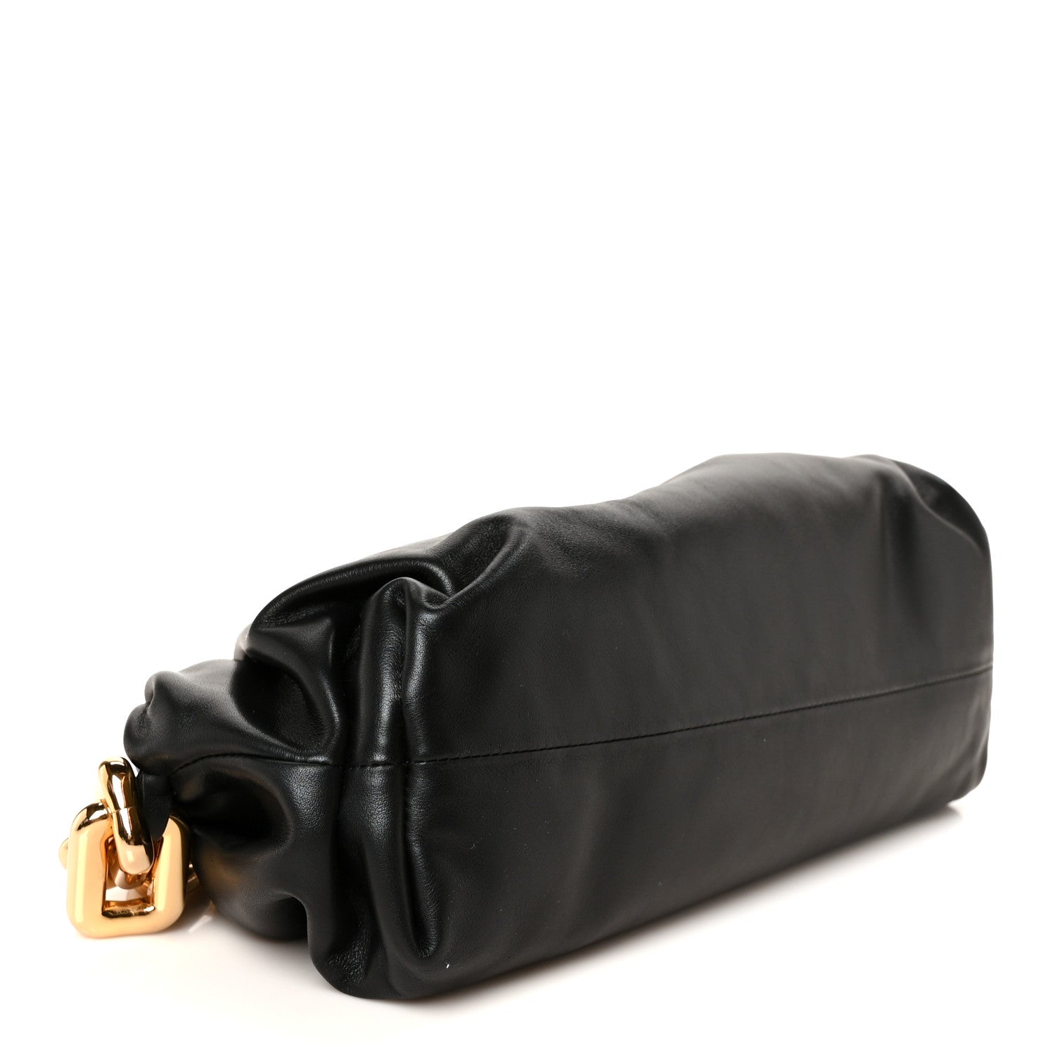 Bottega Veneta Calfskin The Pouch Chain Black 4 of 11