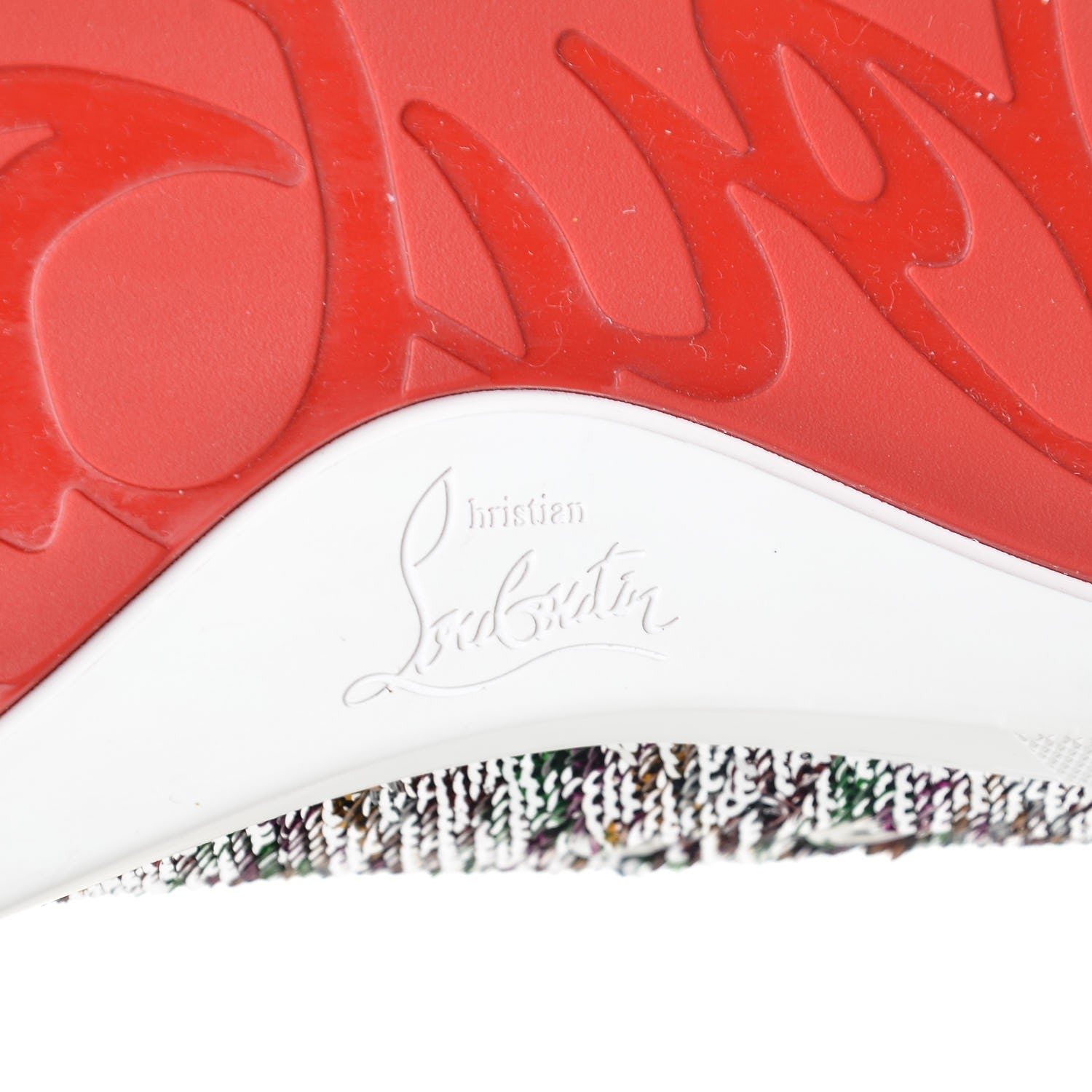 Christian Louboutin Womens Metallic Sequin Bip Bip Orlato Flat Sneakers 40 Multicolor 6 of 10