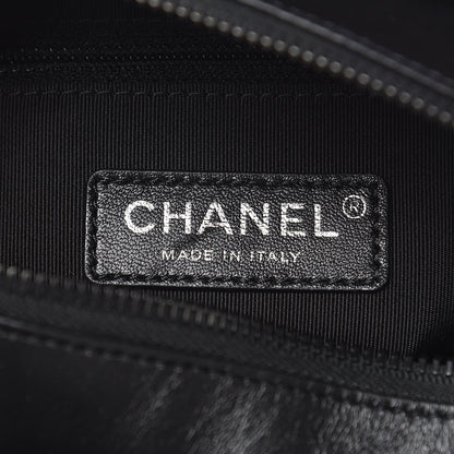 Chanel Aged Calfskin Quilted Small Gabrielle Hobo Black 6 of 9