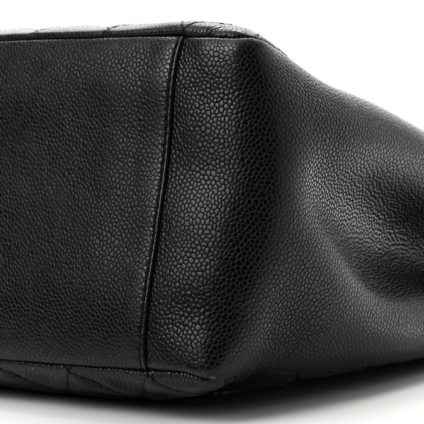Caviar Quilted Grand Shopping Tote GST Black