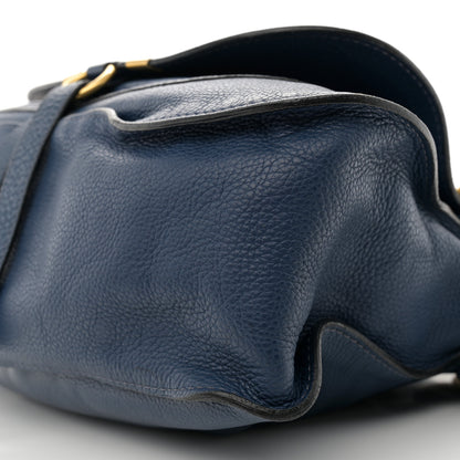 Chloe Calfskin Medium Marcie Satchel Royal Navy 10 of 19