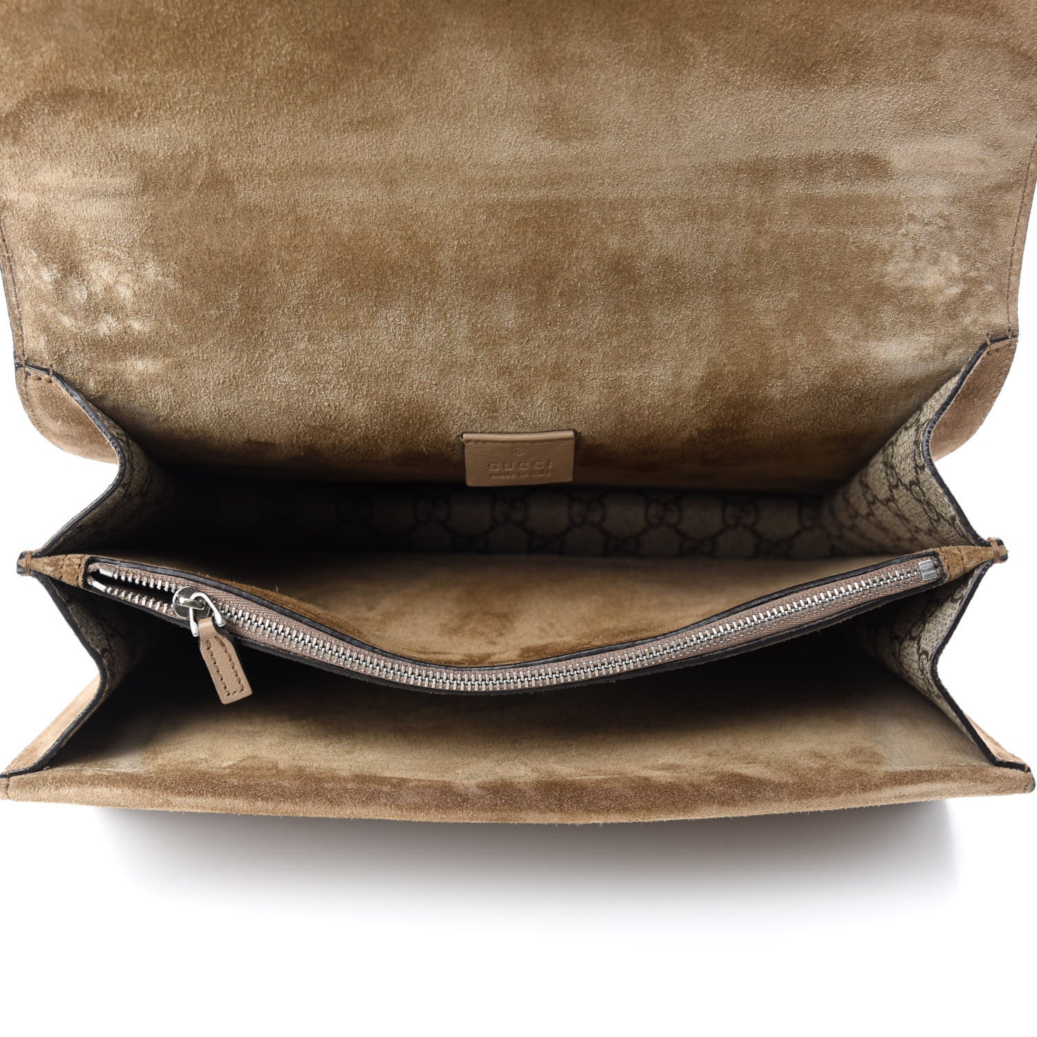 Gucci GG Supreme Monogram Medium Dionysus Shoulder Bag Taupe 6 of 16