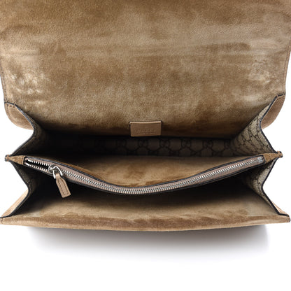 Gucci GG Supreme Monogram Medium Dionysus Shoulder Bag Taupe 6 of 16