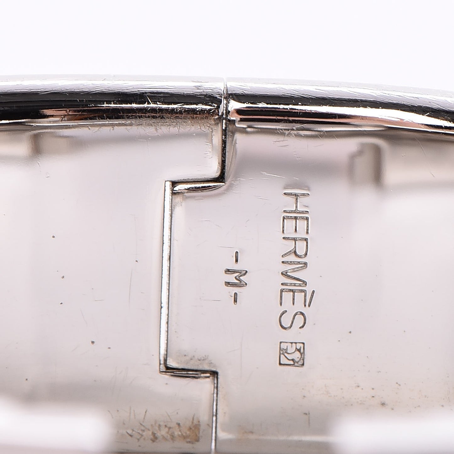 Enamel Wide Clic Clac H Bracelet PM Moka