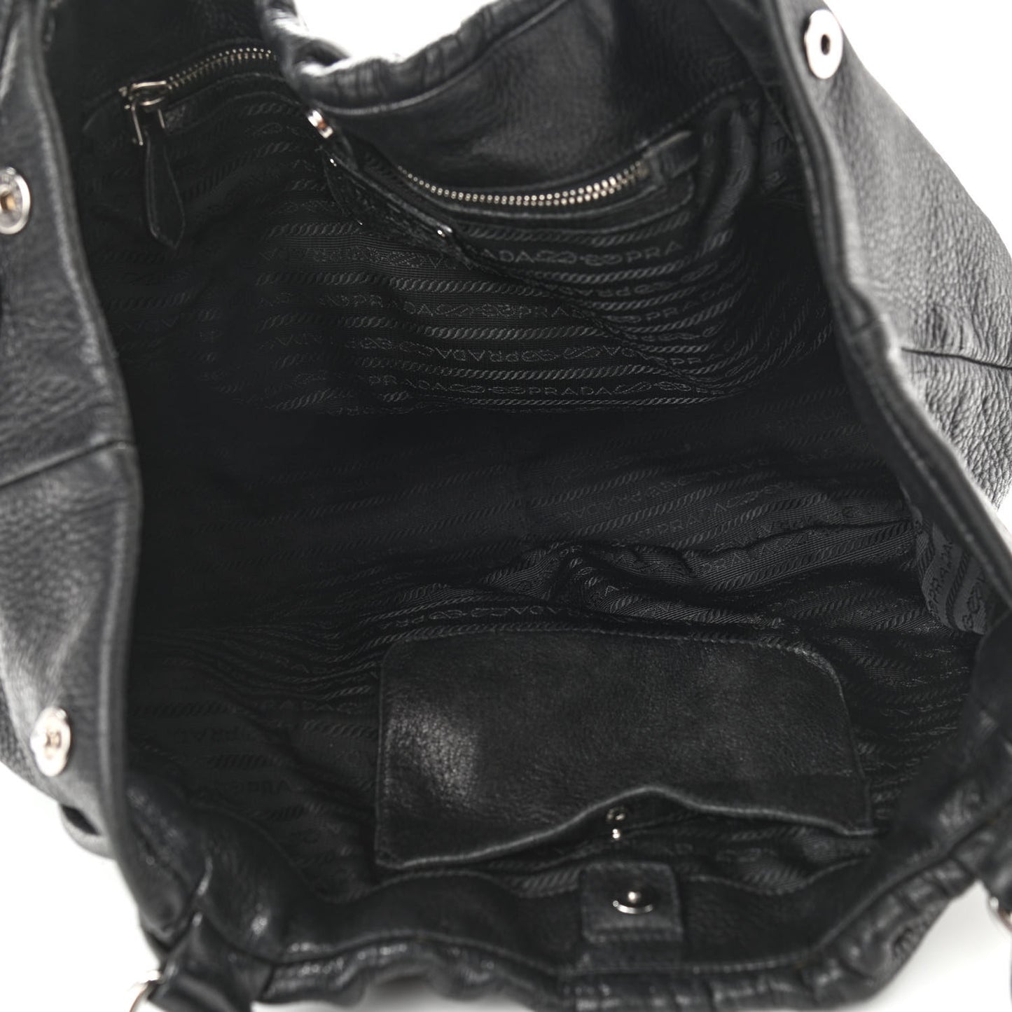 Vitello Daino Tote Black