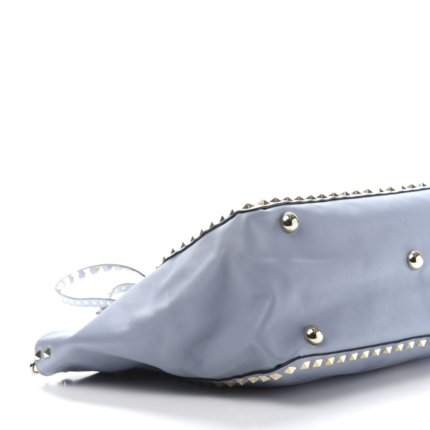 Valentino Garavani Vitello Medium Rockstud Tote London Stone 9 of 15