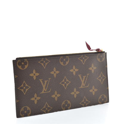 Louis Vuitton Monogram Felicie Chain Wallet Zippered Insert 3 of 6