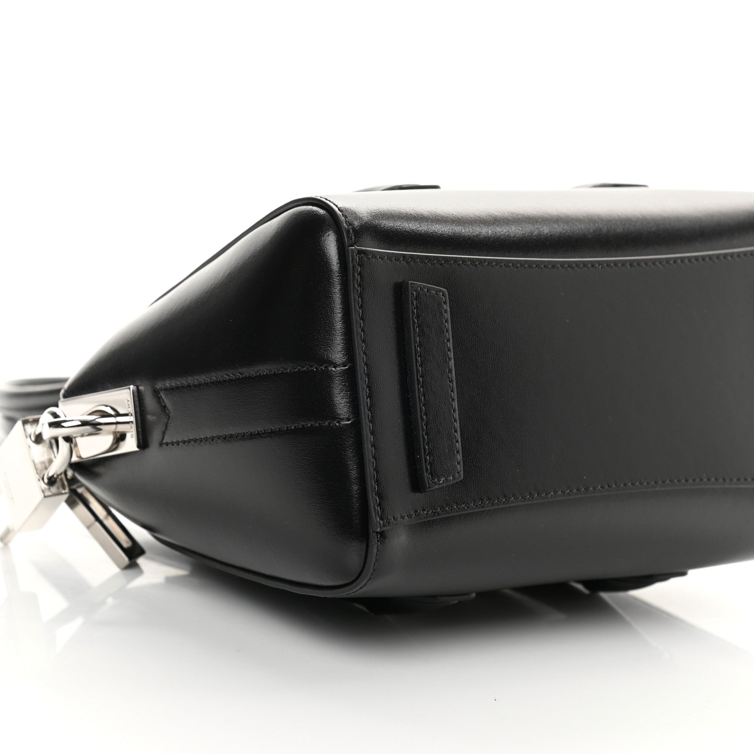 Givenchy Box Calfskin Mini Lock Antigona Shoulder Bag Black 8 of 11