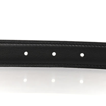 Hermes Swift Epsom 24mm Mini Medor Belt 75 Black Gold 5 of 8