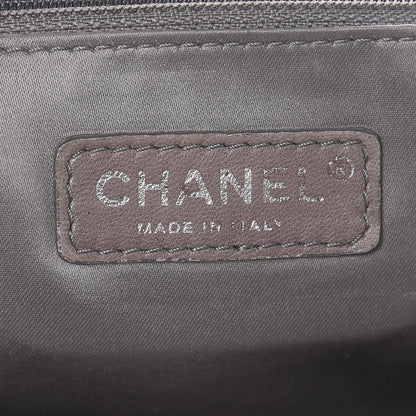 Chanel Crackled Calfskin Quilted Large Flap Black 7 of 8