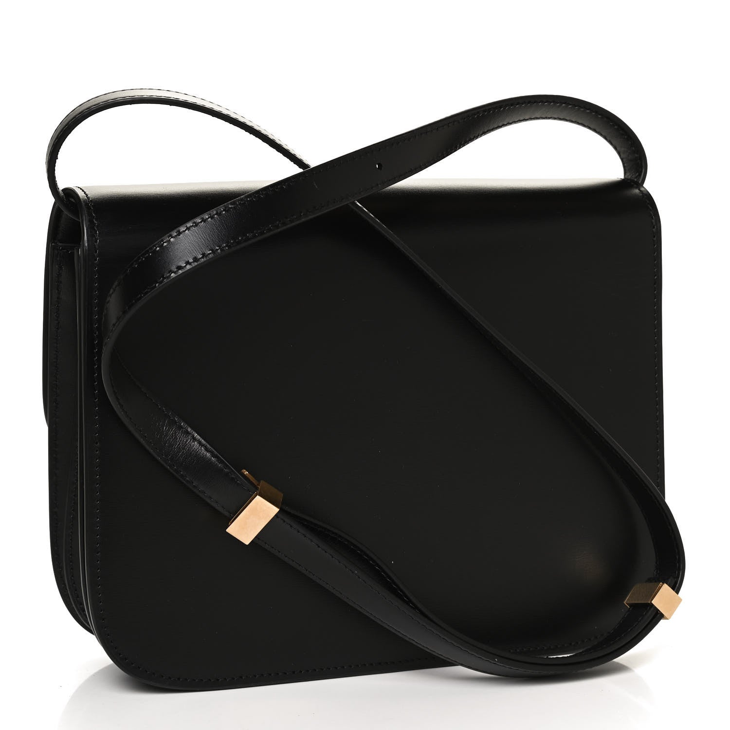 Celine Box Calfskin Medium Classic Box Flap Bag Black 3 of 15