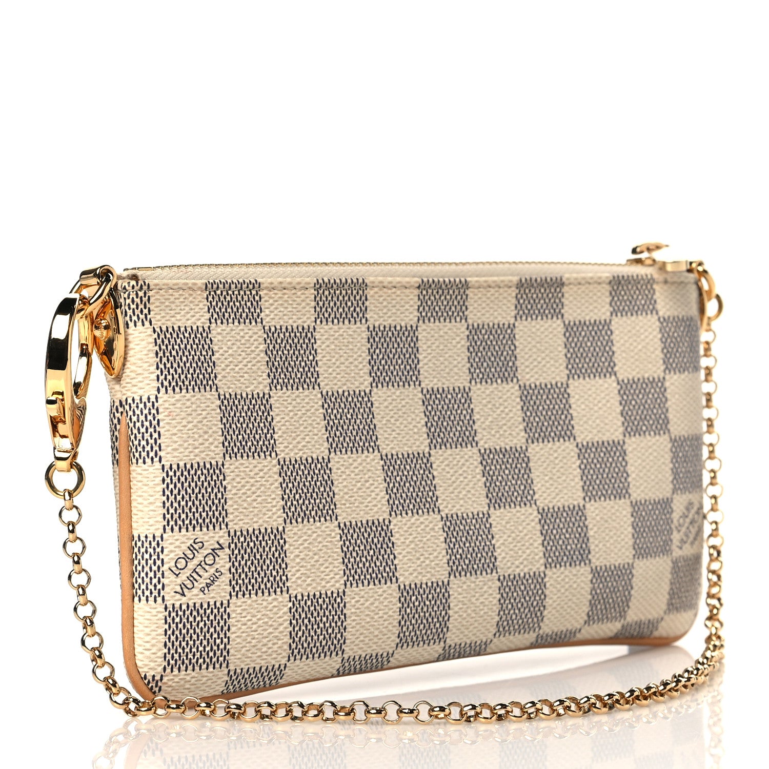 Louis Vuitton Damier Azur Pochette Milla MM 3 of 10