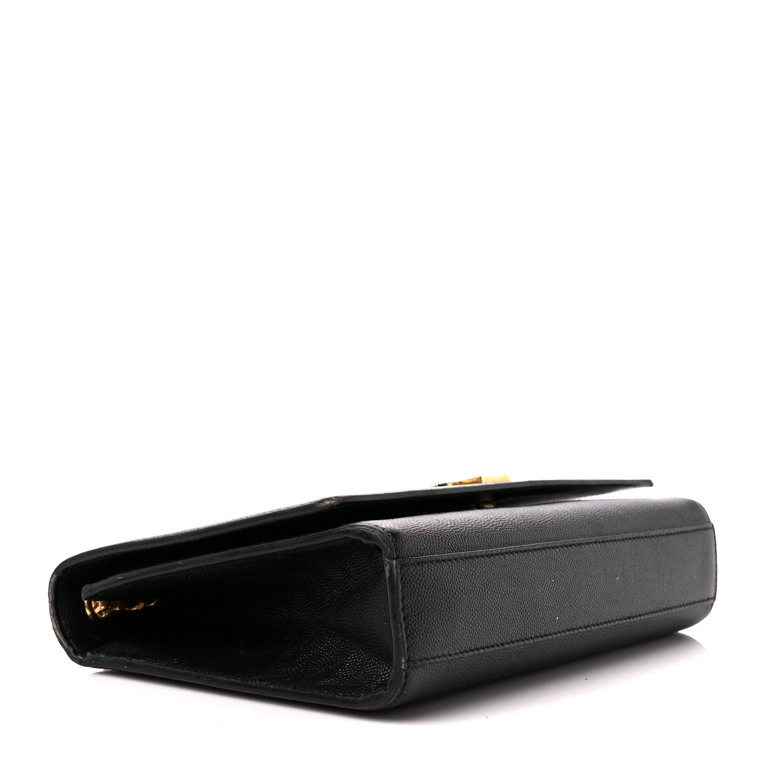 Saint Laurent Grain De Poudre Medium Classic Monogram Kate Satchel Black 4 of 11