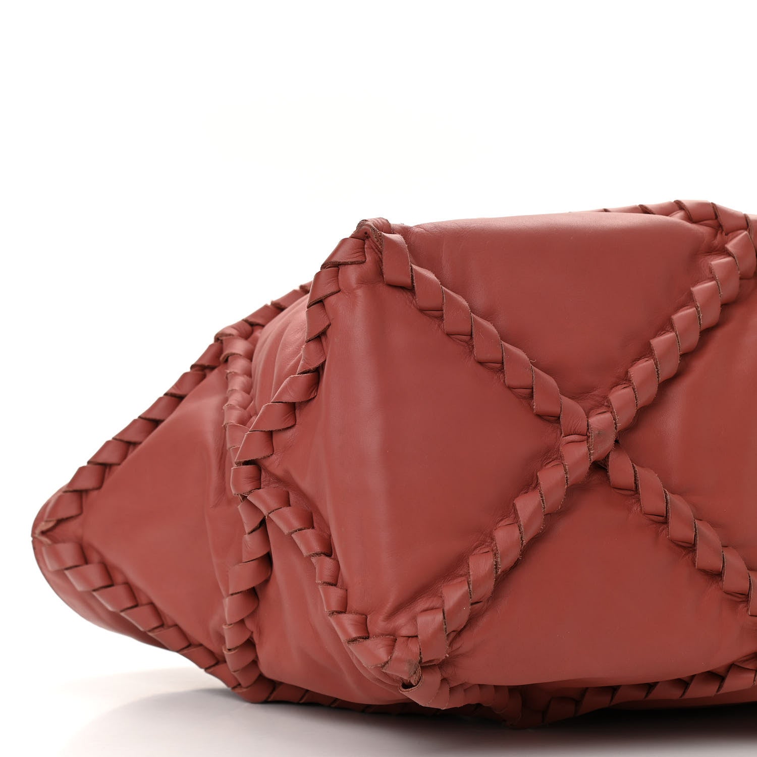 Bottega Veneta Calfskin Intrecciato Diamond Tote Pompei 8 of 12