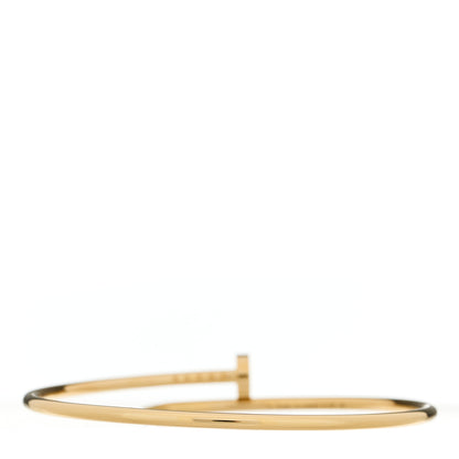Cartier 18K Yellow Gold Small Juste Un Clou Bracelet 18 2 of 5