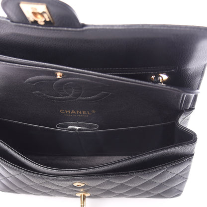 Chanel Caviar Quilted Medium Double Flap Black 4 of 8