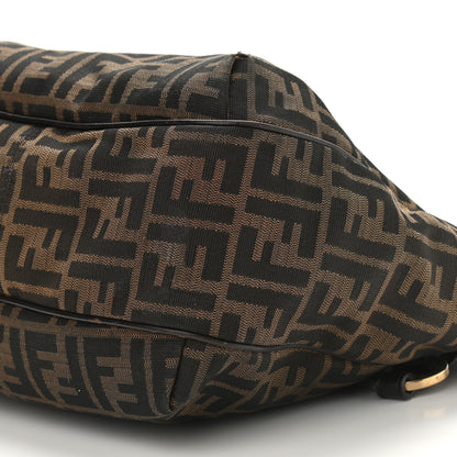 Fendi Zucca Small Chef Shopping Tote Tobacco Moro 12 of 20