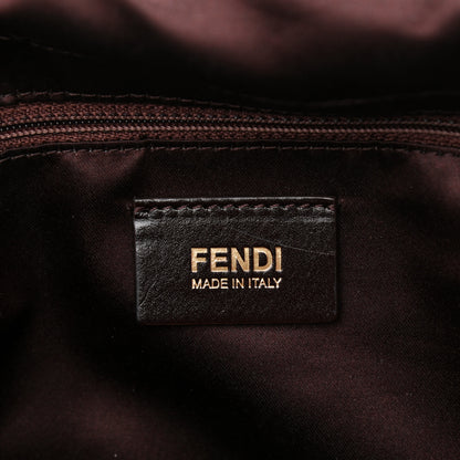 Fendi Nubuck Big Forever Mama Baguette Brown 6 of 10