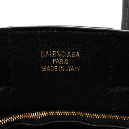 Balenciaga Smooth Calfskin Mini Bel Air Carry All Bag Black 6 of 9