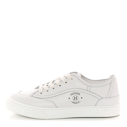 Hermes Calfskin Womens Get Sneakers 38.5 White 1 of 10