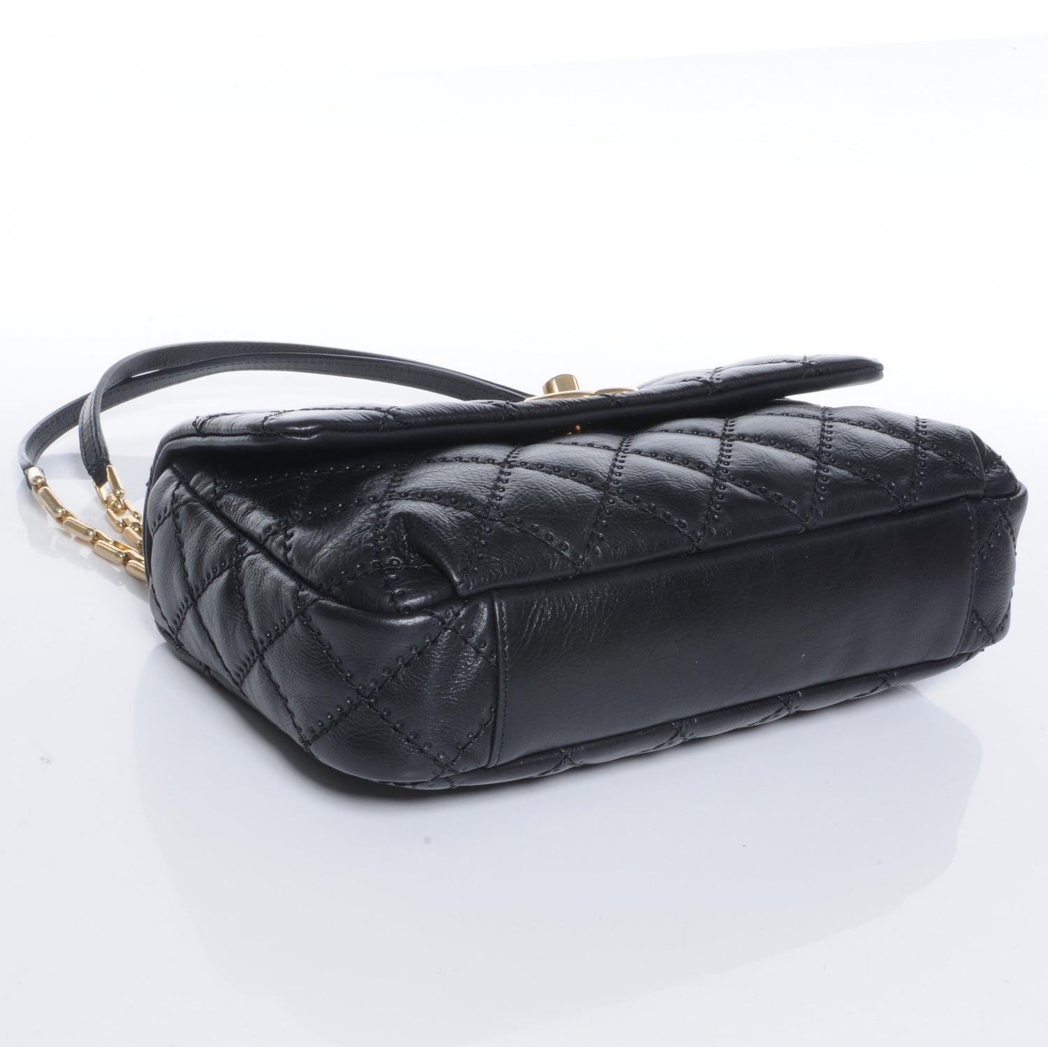 Chanel Calfskin Quilted Retro Chain Flap Black 4 of 8