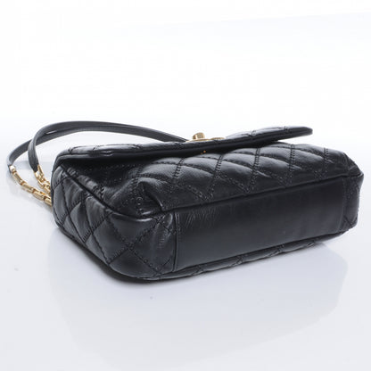 Chanel Calfskin Quilted Retro Chain Flap Black 4 of 8