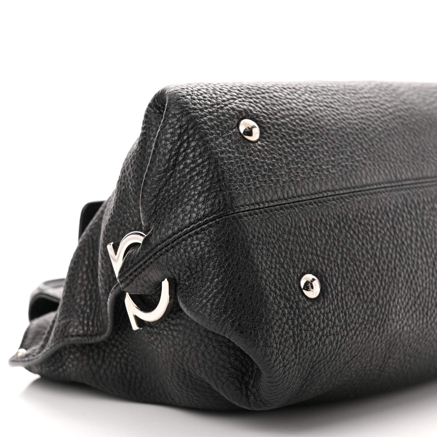 Calfskin Medium Sofia Satchel Black