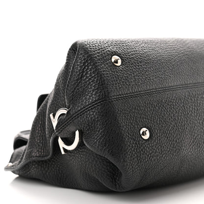 Salvatore Ferragamo Calfskin Medium Sofia Satchel Black 8 of 9