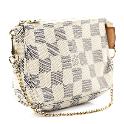 Louis Vuitton Damier Azur Mini Pochette Accessories 3 of 11
