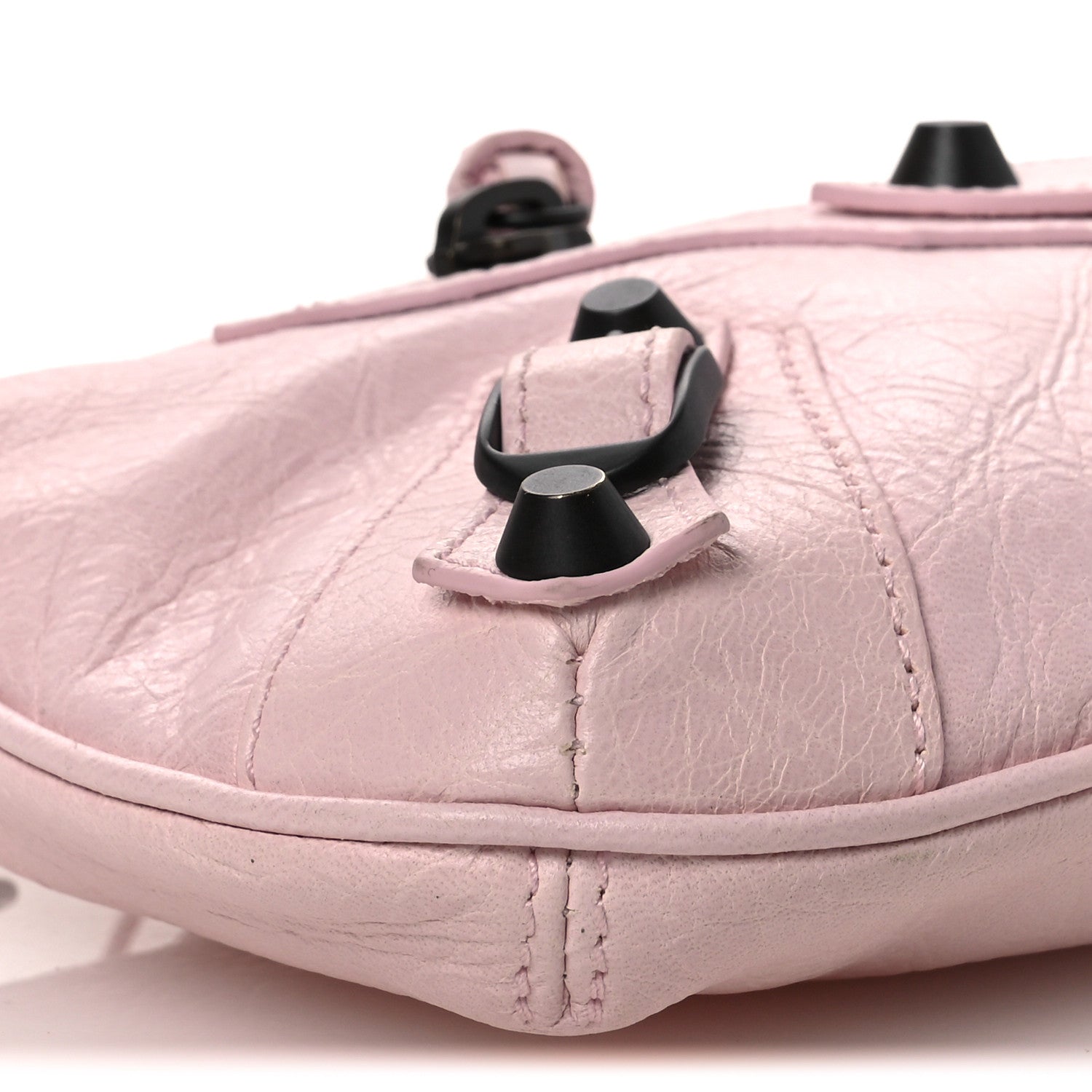Balenciaga Agneau Arena Classic Hardware Le City Pouch On Strap Petal Pink 9 of 11