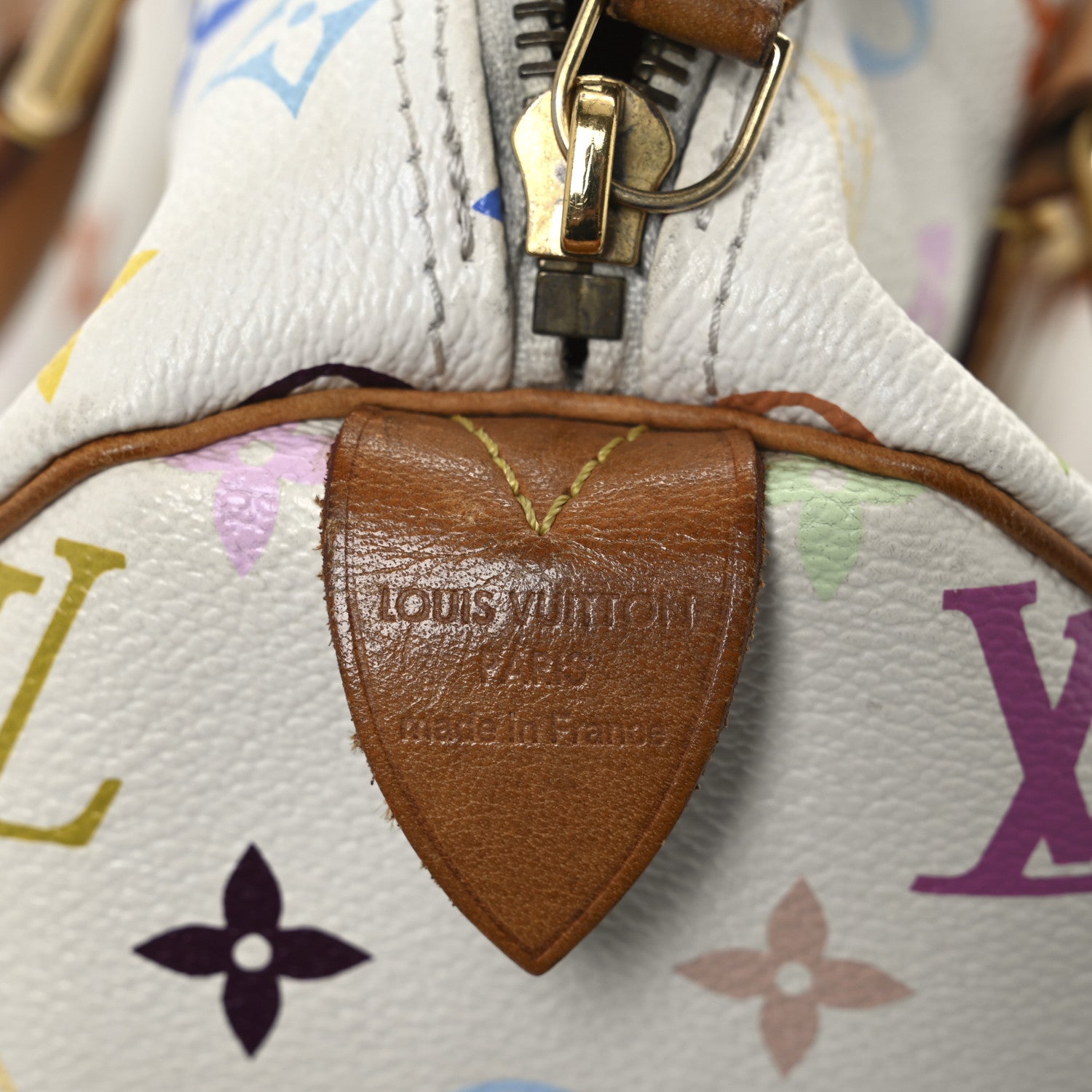 Louis Vuitton Monogram Multicolor Speedy 30 White 6 of 17